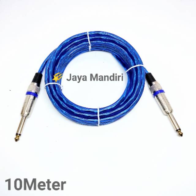 KABEL GITAR JACK LURUS MAKITA 10METER ( JACK CANARE )