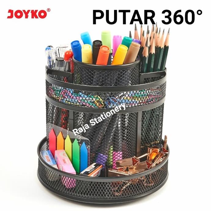 

Office & Stationery | Document Organizer | Joyko Desk Set 360 Stationery / Tempat Alat Tulis Bisa Diputar Ds-33 | Best Seller