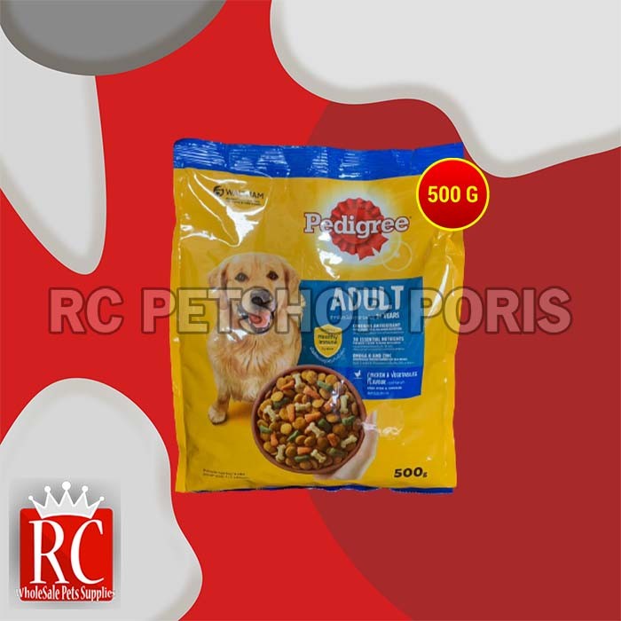 Makanan Anjing Dewasa Semua Ras - Pedigree Chicken 500 Gram