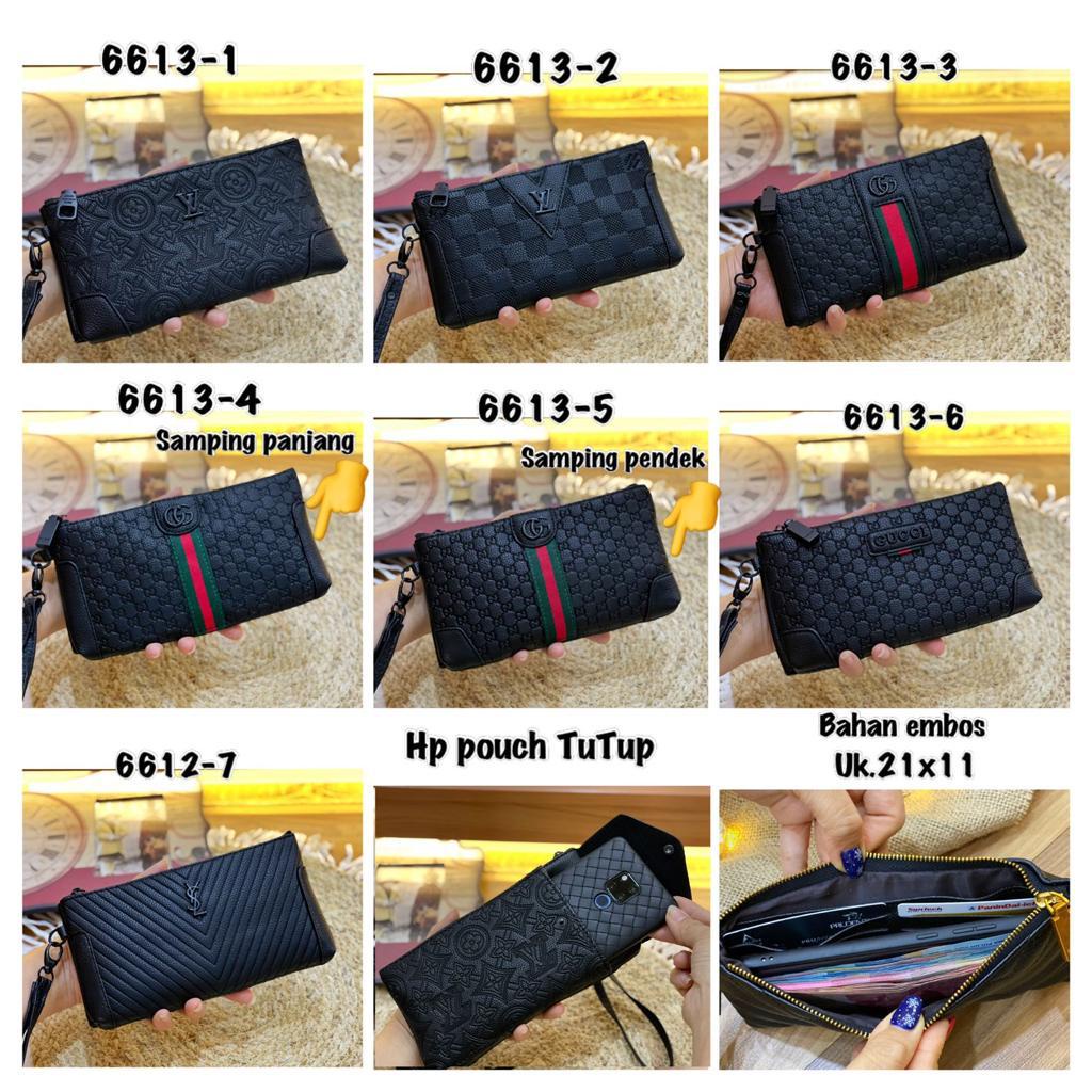 Dompet Hp Pouch Branded GC Embos,WP import