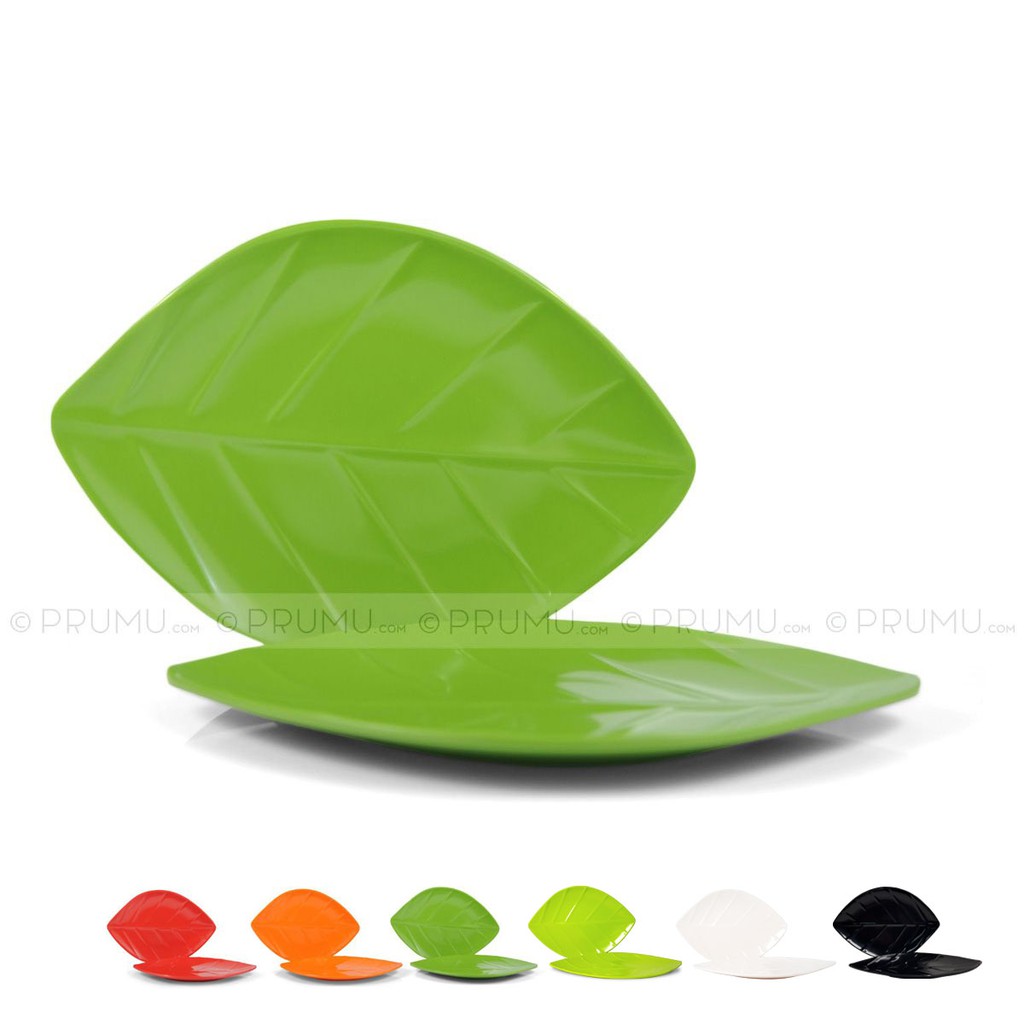Piring Melamin Daun 6 Inch - Piring Melamine Daun - Piring Saji - M 6306