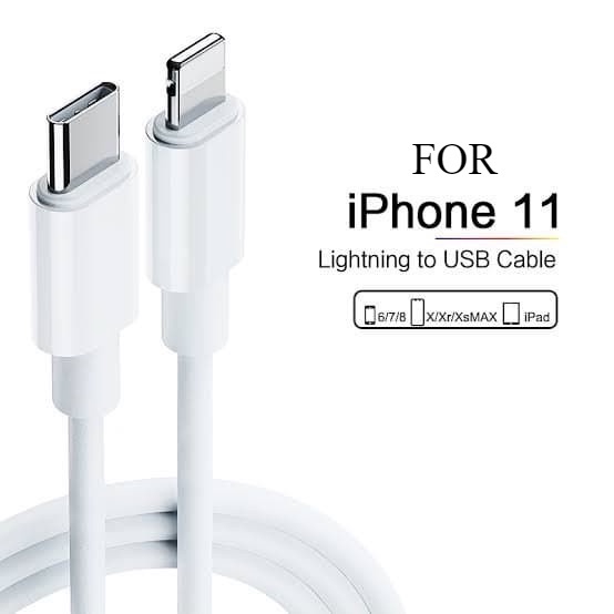 [WS] Kabel Usb type C to lightning for Iphone 11 pro / Max / 7 plus / 8 plus / XR / XS / 12 pro