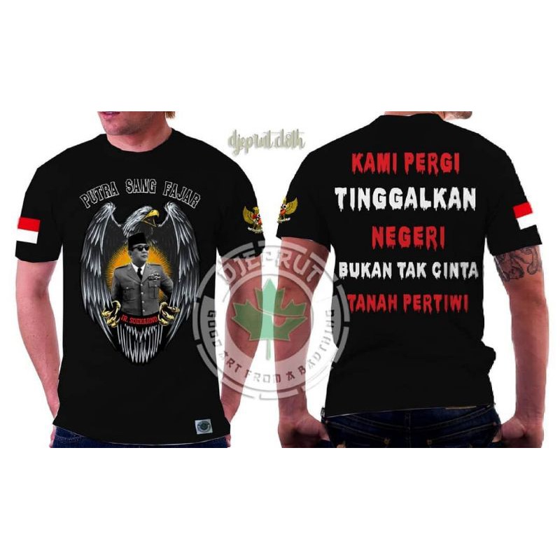 kaos putra sang fajar IR. Soekarno Djeprut clothing original product