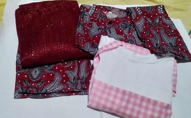 Batik Pasangan Gamis/ Batik Kondangan/ Batik Lebaran  (kjlan2205)