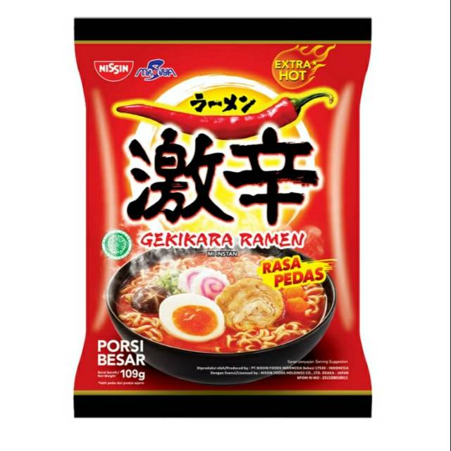 

Nissin Mie Instant Gekikara Ramen Pedas 120G