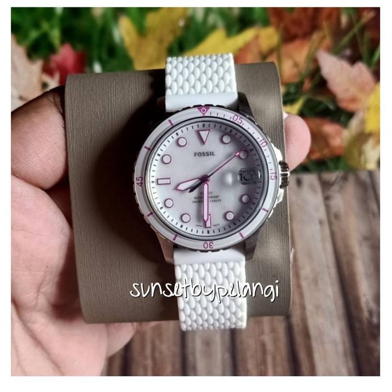 Jam Fossil ES4747 Silicone White