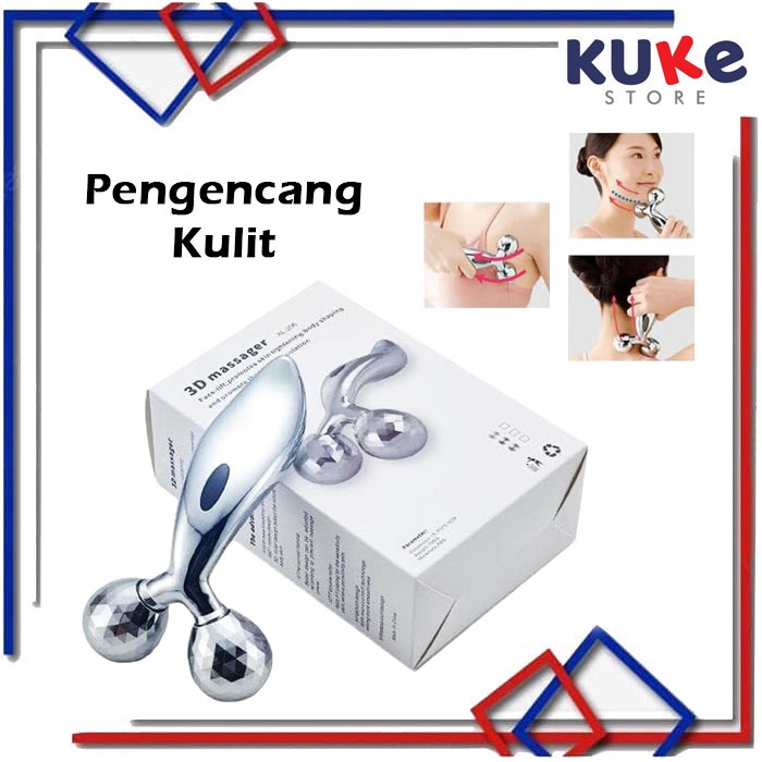 sHopYi- KUKE XC-206 Pengencang Kulit 3D Massager / Alat Pijit Manual Refleksi