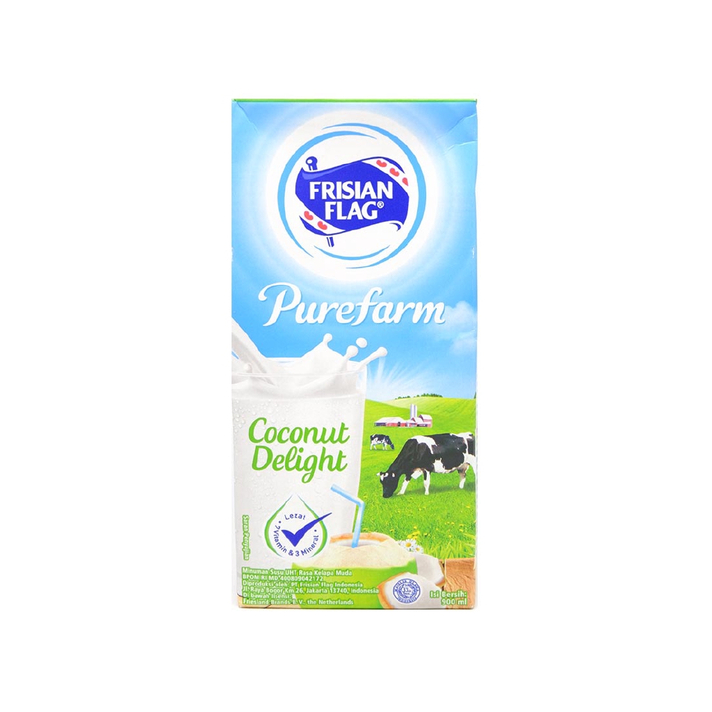 

OL8 - Frisian Flag Susu Cair Uht Coconut Delight 900Ml