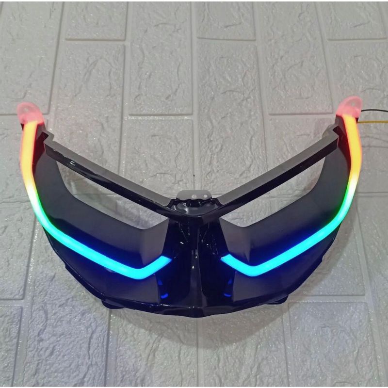 Lampu Alis Plus  Frame ALL NEW NMAX 2020 2021RUNNING LED/Frame Alis New Nmax