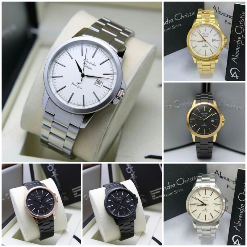 AC1008 Jam Tangan Pria Alexandre Christie AC 1008 Original