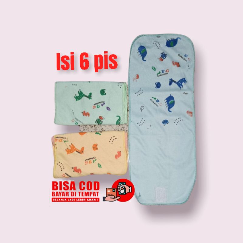 gurita  bayi perekat motip isi 3 pis dan 6 pis