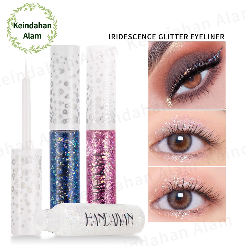 HANDAIYAN Eyeliner  Eyeshadow  Crystal Dlamond Waterproof   Long Lasting 12 colors