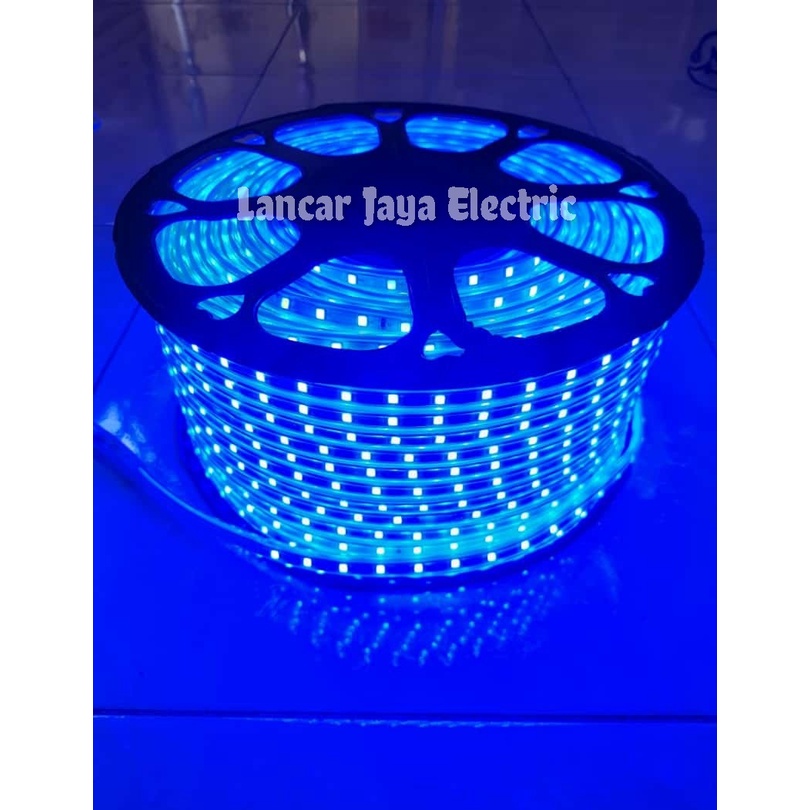 Lampu Selang Biru - Lampu LED Selang - Led Selang Outdoor Waterproof - LED 5050 - Lampu Selang Strip