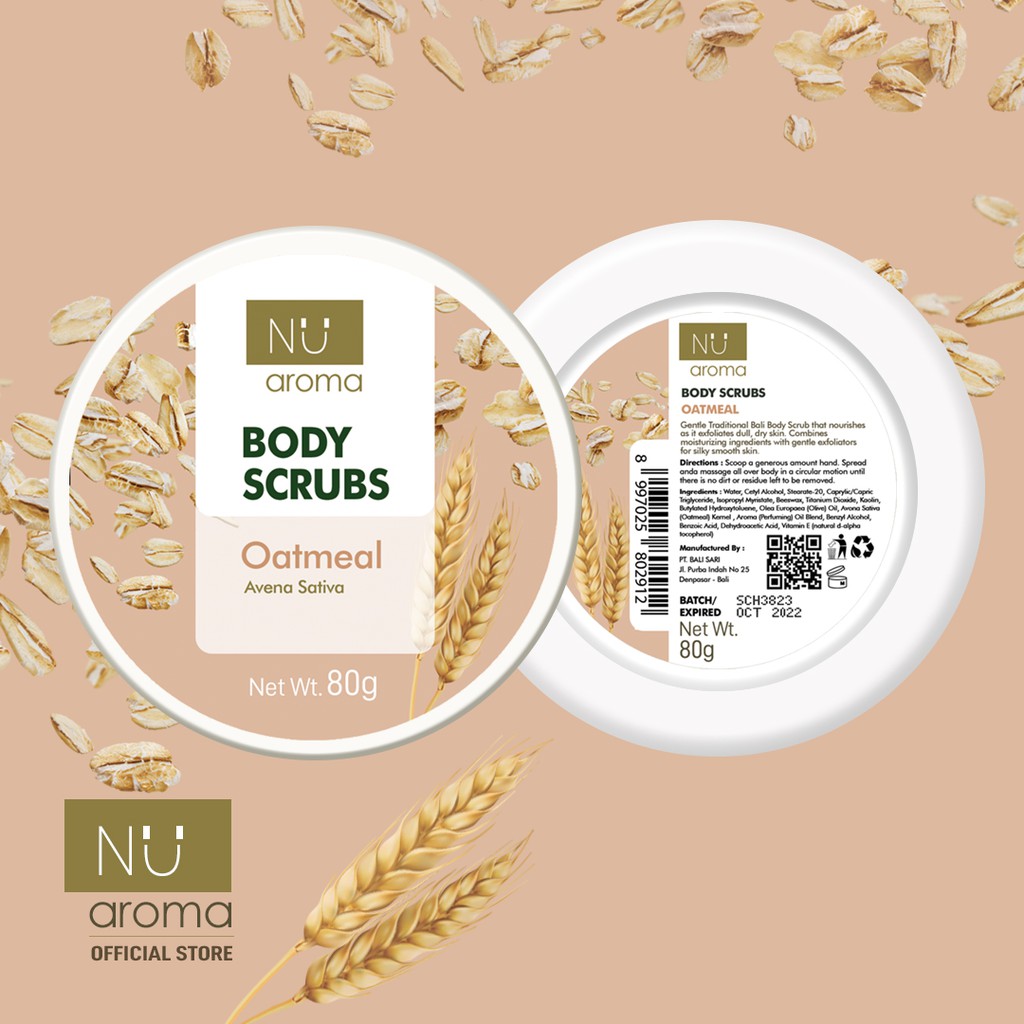 Nu Aroma Body Scrub / Lulur Oatmeal