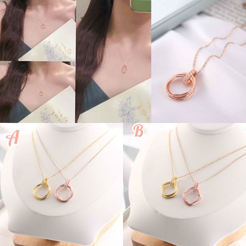 kalung titanium new fashion korea anti karat KT-92