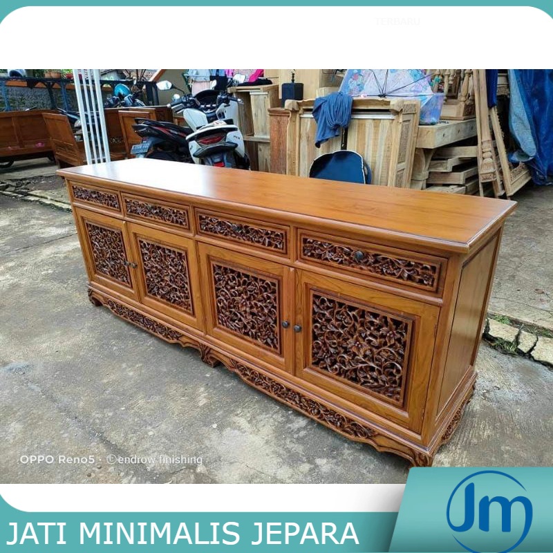 bufet palembang jati tua furniture jepara
