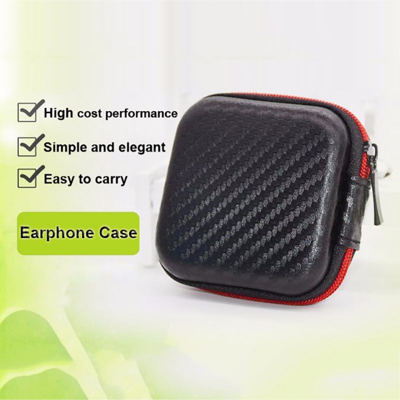 Tas Kotak Penyimpanan Earphone Dompet Headphone Case Headset Handsfree