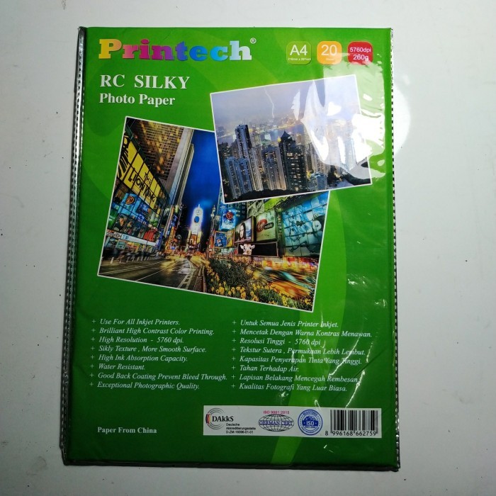 

PHOTO PAPER SILKY PRINTECH A4 260 gr