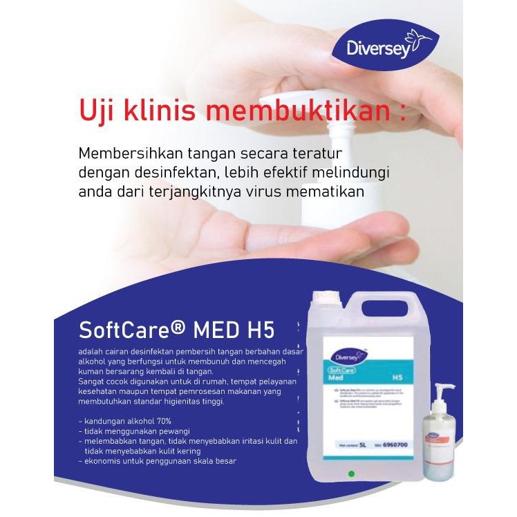 Diversey Softcare Med H5 | Disinfektan