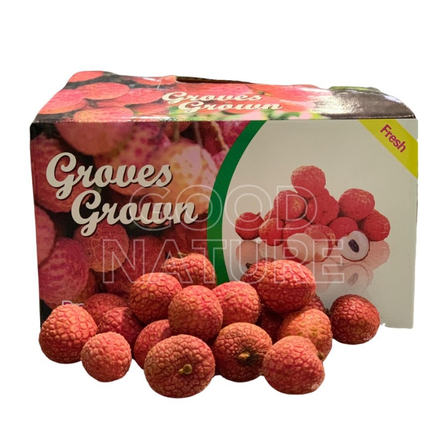 

Lychee Leci Merah Manis Australia 2 kg Gift Box buah imlek