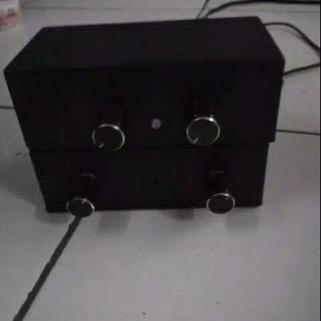 Power amplifier mini + bluetooth dan kabel Aux 2.1