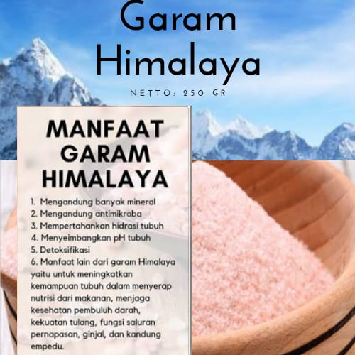 MURAH!!!!!GARAM HIMALAYA HALUS DAN KASAR 110 GRAM/ NATURAL HIMALAYA, ORI 100%