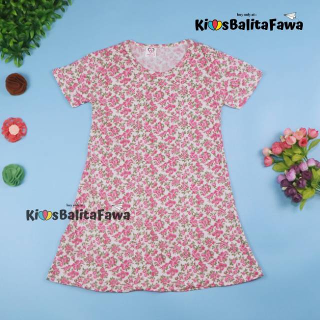 Dress Amirah uk 3-5 Tahun / Lengan Baju Tidur Balita Anak ...