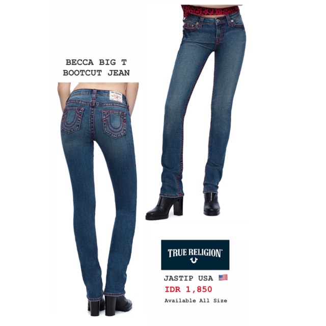 JASTIP USA VOL.3 Celana Jeans Cewe True Religion ORIGINAL