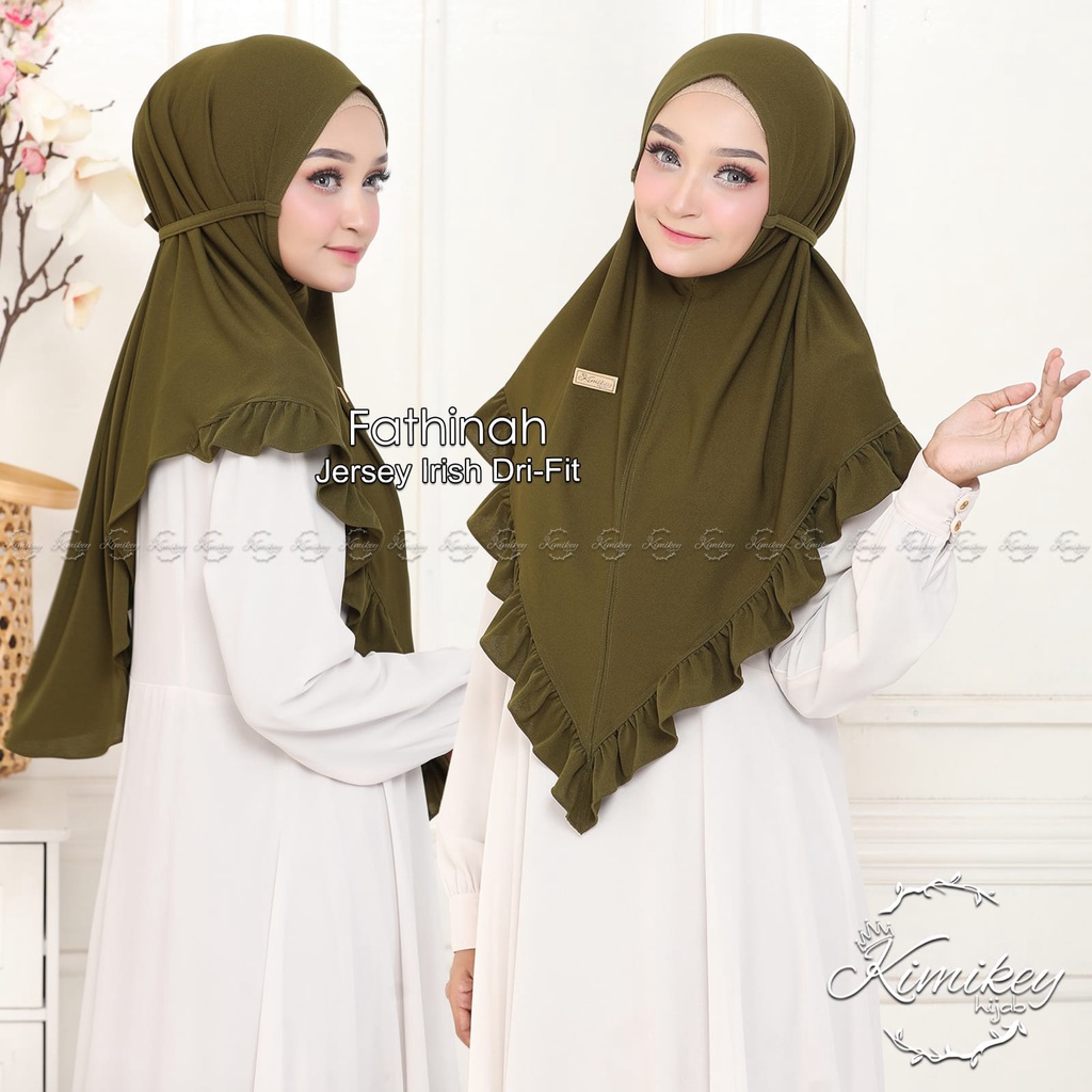 Kimikey Fathinah Daily Hijab Instant Jilbab Jersey Irish Dry Fit