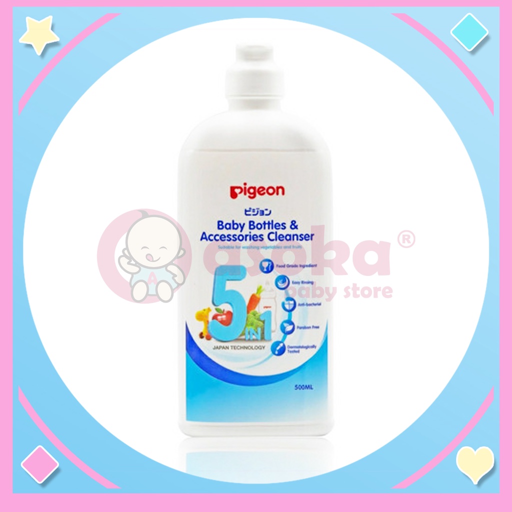 Pigeon Baby Bottles &amp; Accessories Cleanser 500ml - Sabun cuci Botol ASOKA