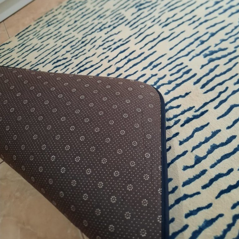 Karpet Busa FONIX Malaysia Bulu Super Lembut Anti Slip 100x150 Minimalis F138, Rasfur Korea-4