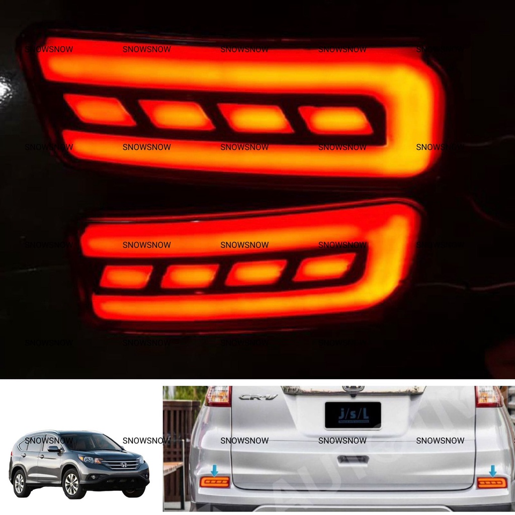 Reflektor Bumper Lampu LED Grand All New CRV 2013 2016