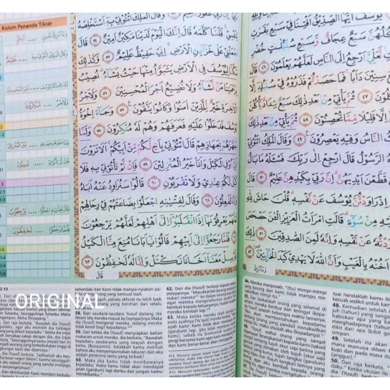 Al-Quran Tikrar A5 HC Kufi Mushaf Hafalan Tajwid &amp; Terjemah - Syaamil quran