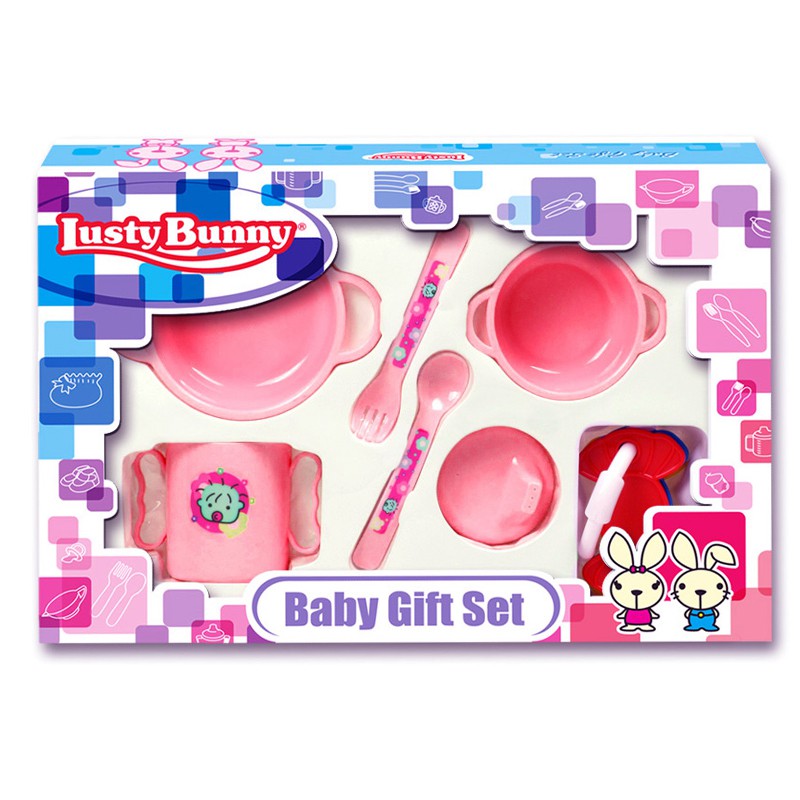 LUSTY BUNNY FEEDING SET LB1842 MAINAN