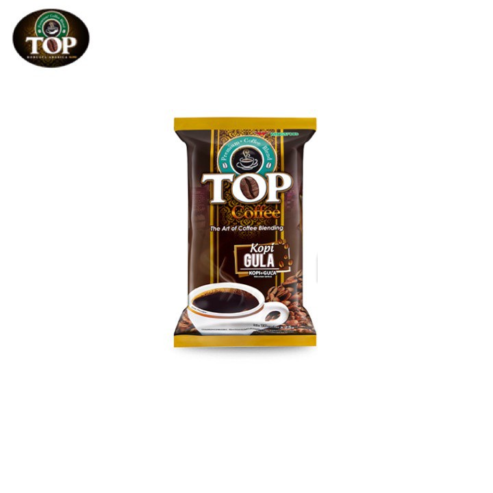 Top Coffee Kopi Gula 2 In 1 Pack 25 gr isi 10 pcs