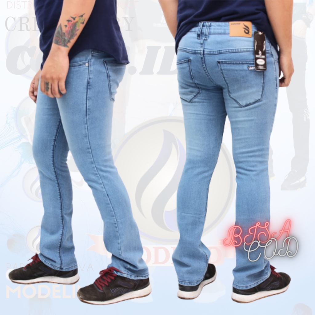 celana jeans cutbray bootcut pria SEVEN DENIM original