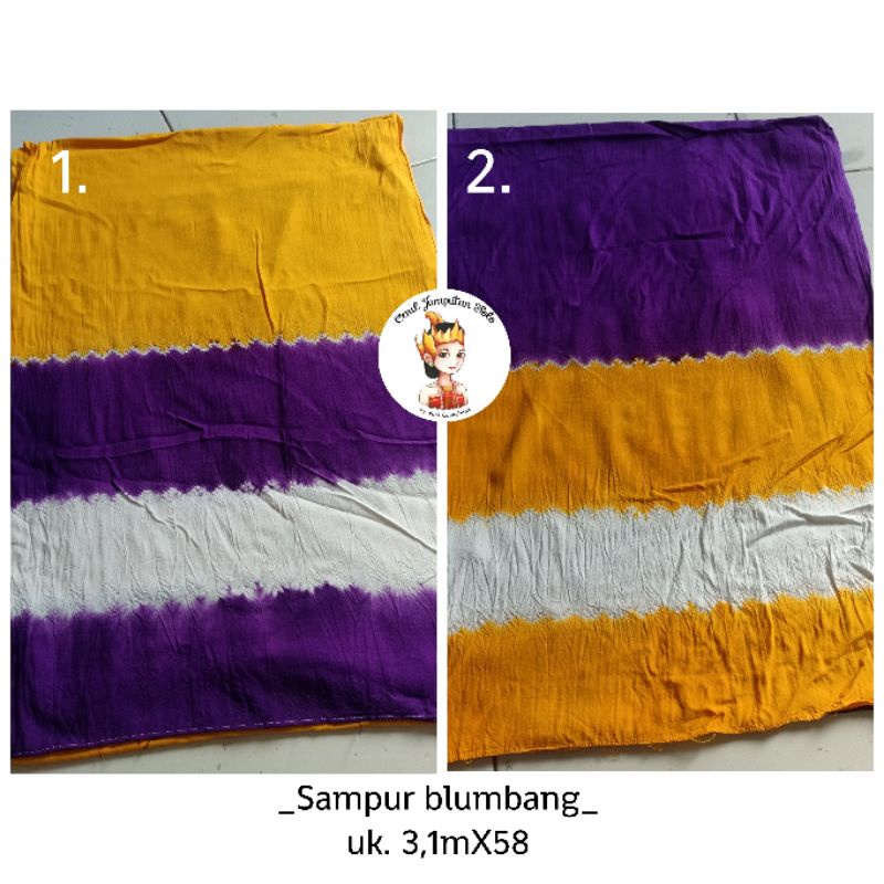 Sampur tari motif blumbang-4