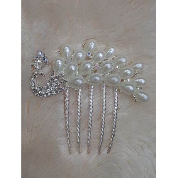 sirkam pesta/sirkam wedding/sirkam konde/hiasan rambut/aksesoris rambut/sirkam mutiara/sirkam import