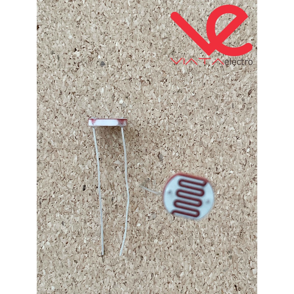 LDR BESAR 10mm PHOTO RESISTOR PHOTORESISTOR SENSOR CAHAYA