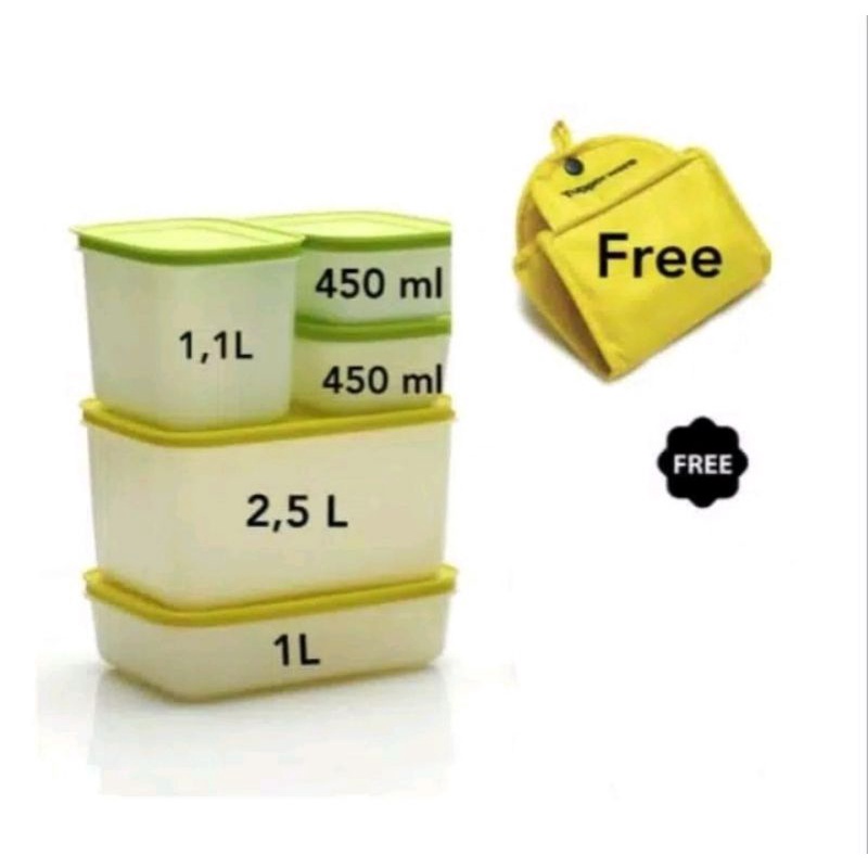 Tupperware SALE 60% Frozy Cozy Set Free Bag