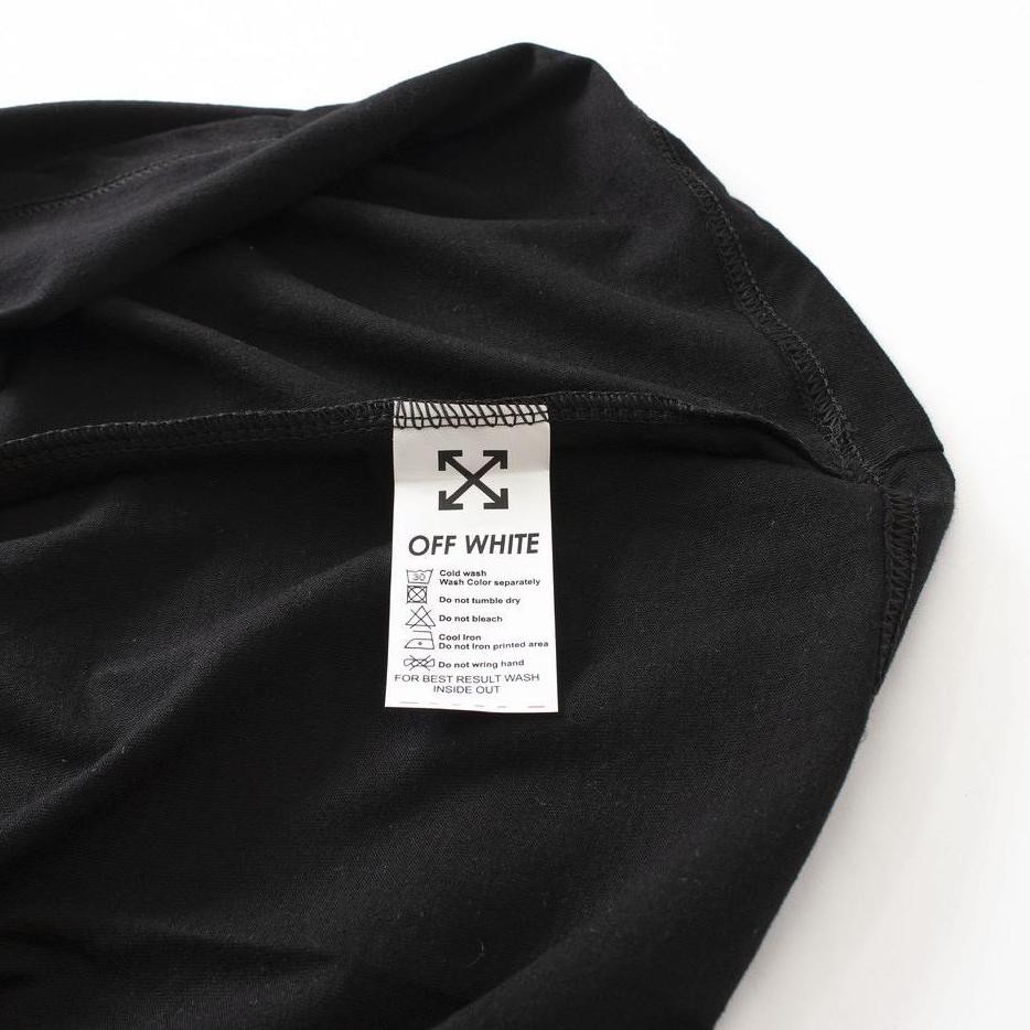 ☂ KAOS OFF WHITE ORIGINAL FULL TAG - DISTRO - PRIA - UNIQLO - H&M - OVERSIZE - COWOK - ATASAN - BAJU