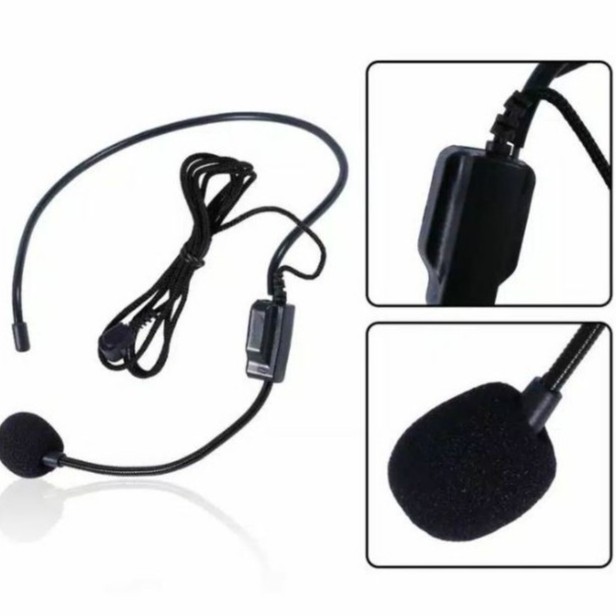 Microphone Wireless Clip On Intra HM709 Microphone Clip On Bando / Mic Jepit