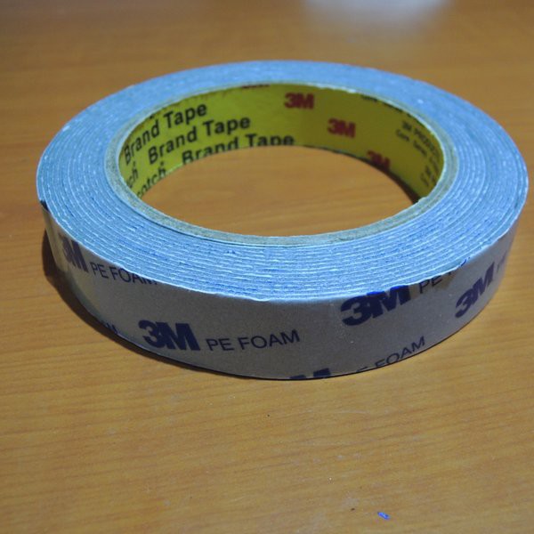 

Diskon Murah Double Tape 3M PE Foam / Isolasi BB Busa 23mm x 4.5m
