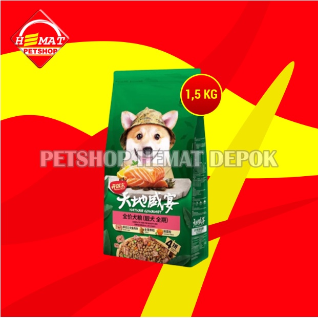 Kitchen Flavour Beauty Stages Dog Food Makanan Anjing Bulu Hair 1.5 KG