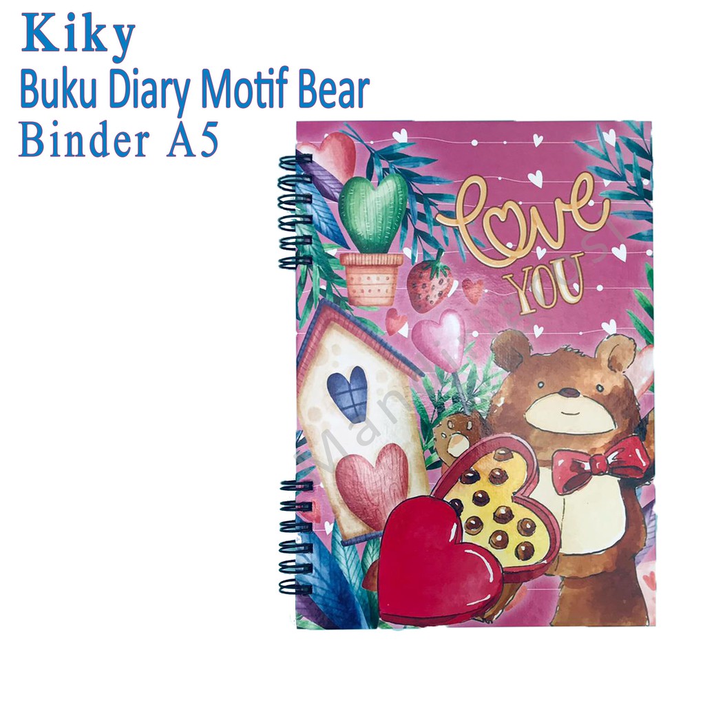 Buku * Motif Bear * Kiky * 621591-A5