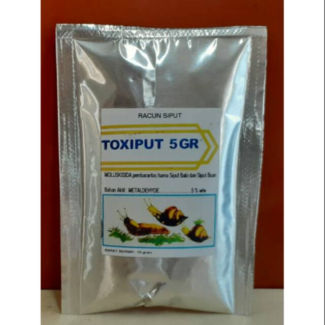 TOXIPUT 5 GR ,(Repack) insektisida racun siput.