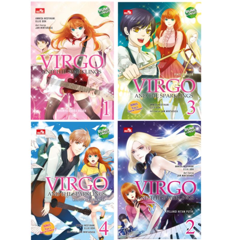 SERI KOMIK VIRGO AND THE SPARKLINGS 1-4