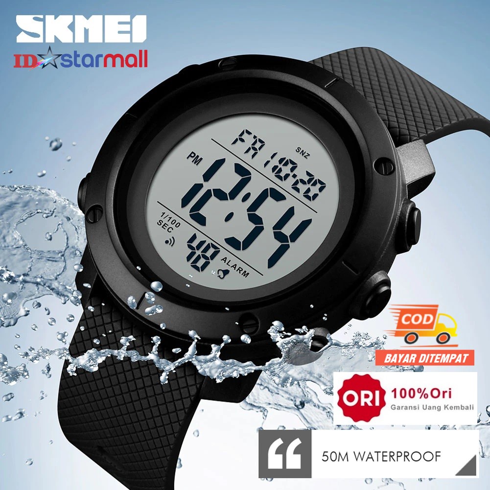 Jam Tangan Pria Digital Anti Air Model Sport SKMEI Original STR1426