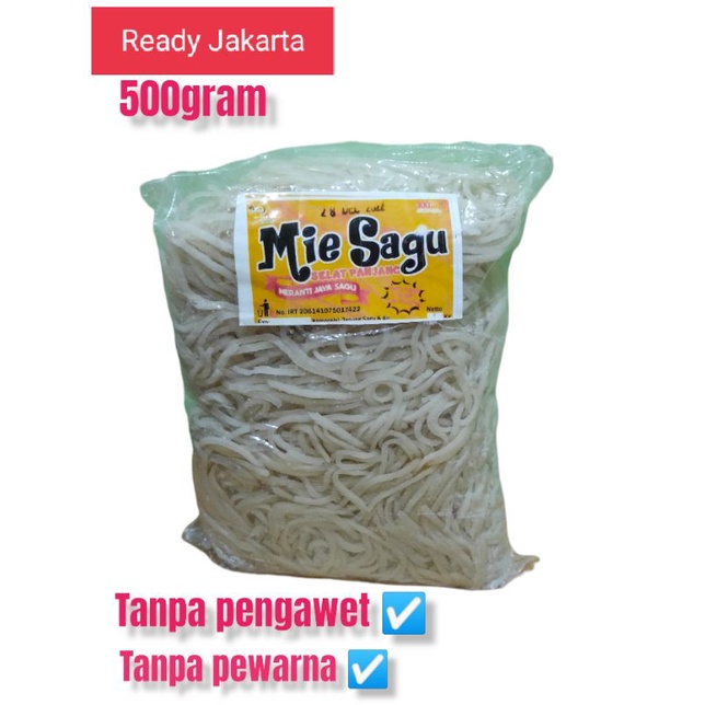 

Mie Sagu Asli Kepulauan Meranti 500gram - mie kering