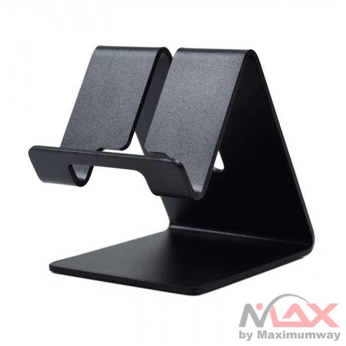 Holder Stand HP meja TaffSTUDIO Aluminium Mobile Mate Smartphone Tablet Stand Holder Aluminium - S2 2021 Phone Holder Stand Mobile Smartphone Support Tablet Stand For IPhone Desk Cell Phone Holder Stand Portable Mobile Holder